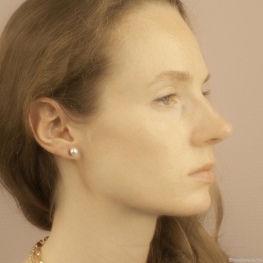 Пусеты Fiore Luna, Pearl Point